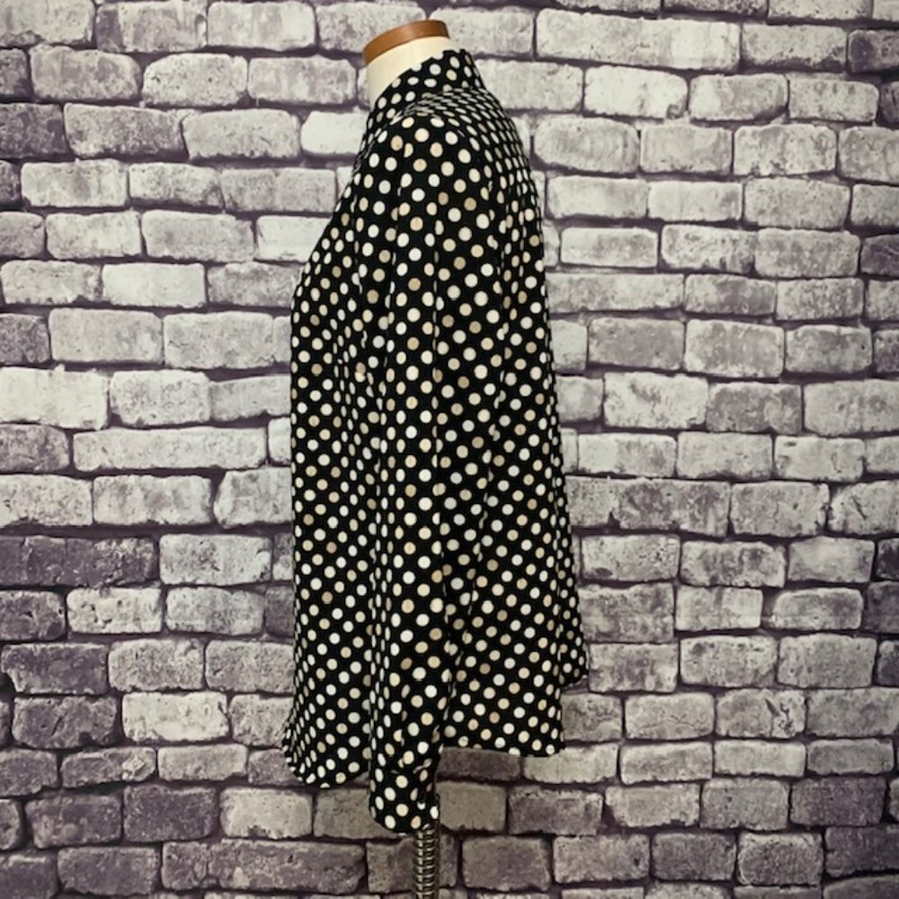 Coldwater Creek Polka Dot Blouse Size M - Picture 4 of 11
